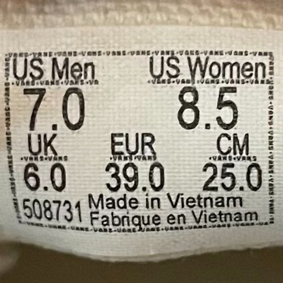 Vans Off The Wall Checked Teal White Sneakers Womens Sz 8.5 Mens Sz 7 SHIPS ASAP - Picture 8 of 8